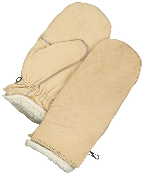 Winter Grain Cowhide Mitt w/Pullout Pile Liner  50-9-227