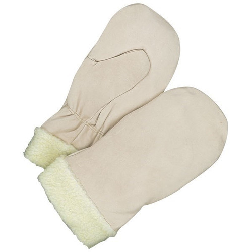 Winter Grain Cowhide Mitt Pile Lined  50-9-803PL