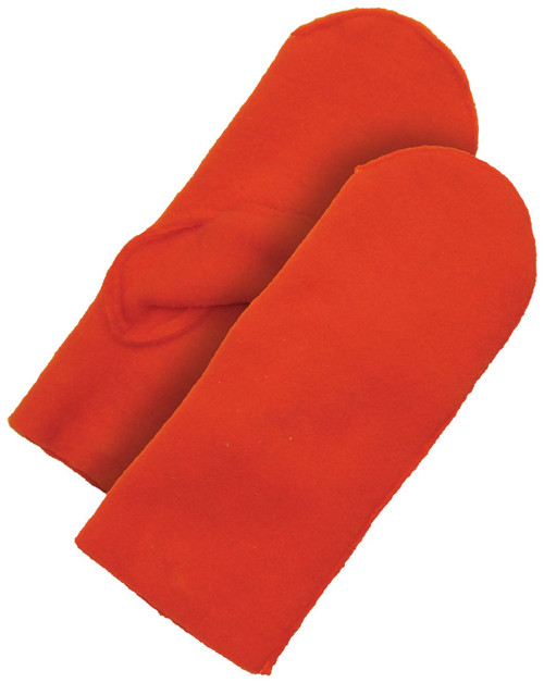 Nomex® FR Fleece Mitt Liner Hi-Viz Orange  53-9-YUKON-FR