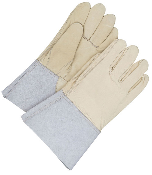 Winter Grain Cowhide Utility Weld Glove Thinsulate® C100 Lined w/ 5" Split Cowhide Gaunlet  60-9-1274
