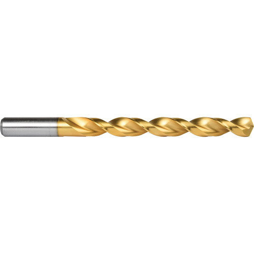 10.8mm TiN Coated Cobalt Parabolic Flute Jobber Drill Bit   DR11908