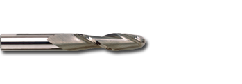 3/4" TiAln Coated Solid Carbide 2 Flute Long Ball Nose End Mill   SC28750A