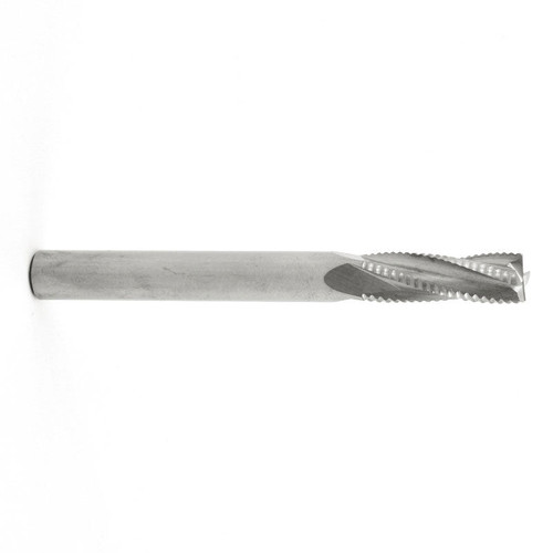 3/8" TiAln Coated Solid Carbide 4 Flute Long Roughing End Mill   SC48375A