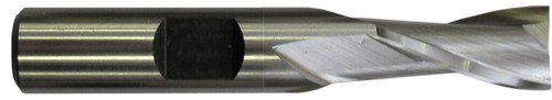 1-1/2" TiN Coated HSS 2 Flute High Helix End Mill   EM15132T