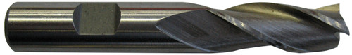 25mm TiN Coated Cobalt 3 Flute End Mill   MC60750T