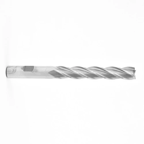 1/4" TiNC Coated HSS 4 Flute Extra Long End Mill   EM74016C