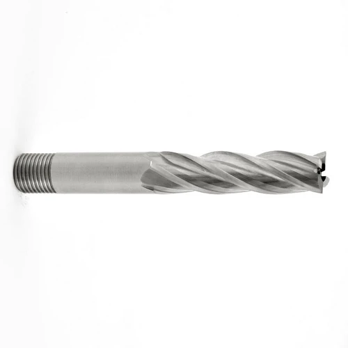 11/16" Cobalt 4 Flute Long Threaded Shank End Mill   MC34044