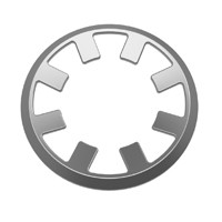 External SAE Phosphated Curved Tooth "Push On" Retaining Ring  TX-0100-PA