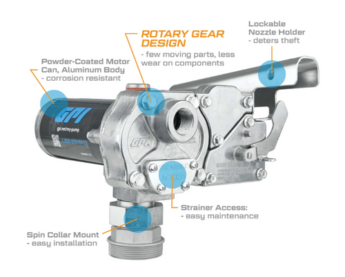 15 GPM 24V M-240® Series Fuel Transfer Pump   110000-71