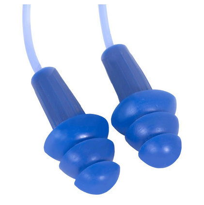 Jackson® H20 Reusable Ear Plugs - Metal Detectable  - 100 Pack  13822