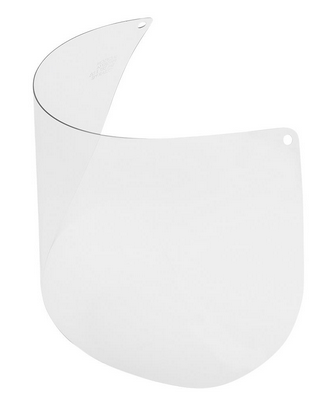 Replacement Universal Pin Clear PETG Face Shield Window - Unbound - Anti-Fog  28764