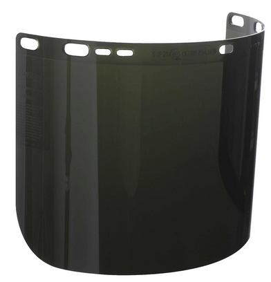 Replacement Universal Pin IR 5.0 Polycarbonate Face Shield Window - Molded  29080