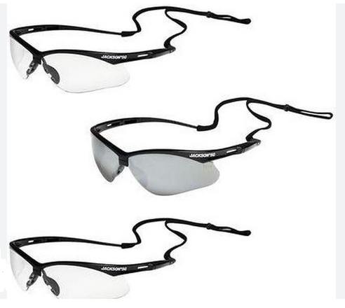 Jackson® SG Series Premium Anti-Scratch Safety Glasses - x2 Clear, x1 Smoke - 3 Pack  50000V1