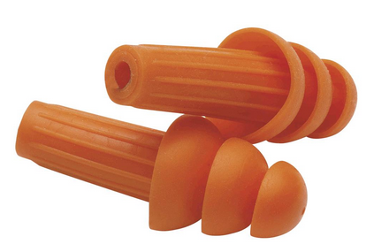 Jackson® Uncorded Reuseable Triple Flange Earplugs - 26dB NRR - 100 Pack  67220