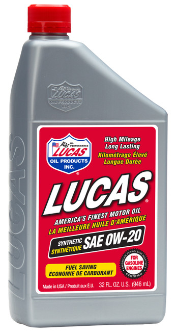 0W-20 Synthetic Motor Oil 946ml Bottle   20564