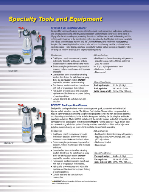 Fuel Injection Cleaner   MV5565