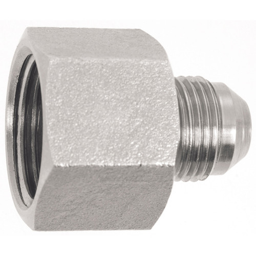 5/16 x 3/8" Steel Female 37° JIC - Male 37° JIC Reducer  0515-05-06