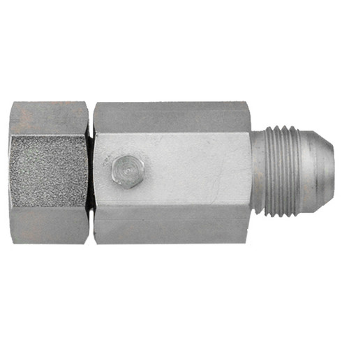 5/8 x 5/8" Steel Female 37° JIC - Male 37° JIC Live Swivel  0515X-10-10