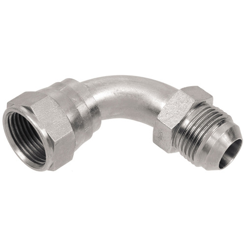 1/2 x 1/2" Steel Female 37° JIC - Male 37° JIC 90° Elbow  0595T-08-08
