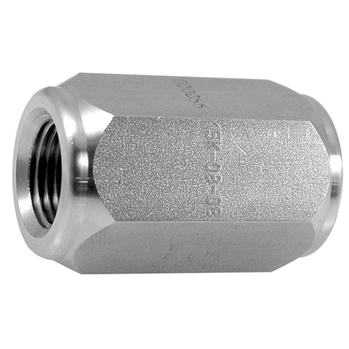 1/2 x 1/2" Stainless Steel Female NPT - Female NPT Water Blast Coupler  0808SS-15K-08-08