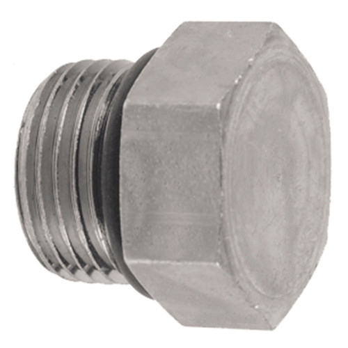 1-3/16"-12 Steel Male ORB Hex Head Plug  1100-14