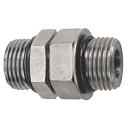 1-5/16"-12 x 1-5/16"-12 Steel Male ORB - Male ORB Union  1111-16-16