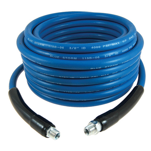 3/8 x 3/8" x 25' Blue Storm Pressure Wash Assembly   119B-06MLM25