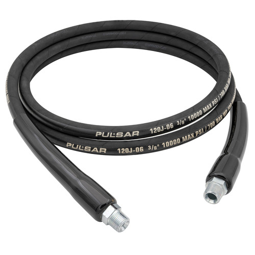 1/4 x 1/4" x 15'  10000 PSI Jack Hose Assembly  120J-04M44M15