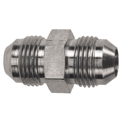 1/2 x 1/2" Stainless Steel Male 37° JIC - Male 37° JIC Union    1515SS-08-08