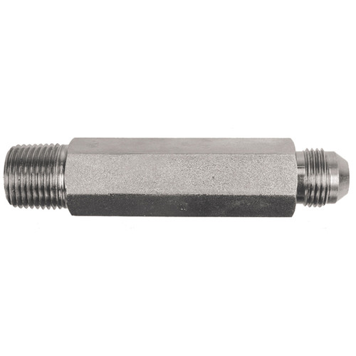 1/4 x 3/8" Steel Male NPT - Male 37° JIC Extended Connector  1516XL-04-06