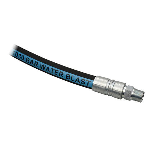 1/2 x 1/2" x 30' 15,000 PSI Water Blast Hose Assembly   154-08MM30