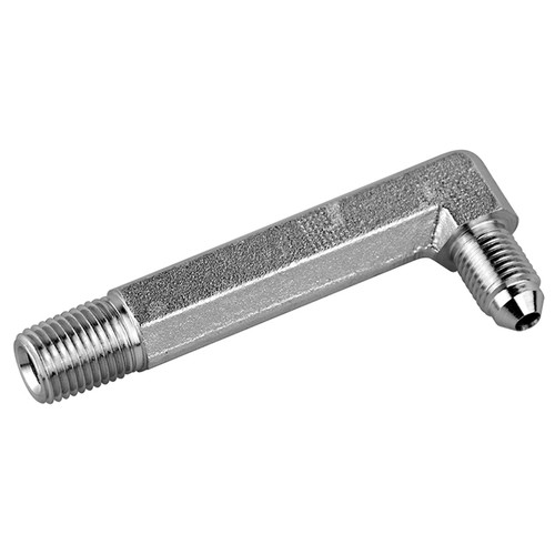 1/8 x 1/4" Steel Male NPT - Male 37° JIC 90° Long Drop Elbow  1596XXL-02-04