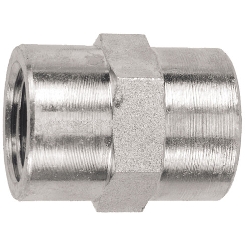 5/8 x 1/2" Steel Female BSPP - Female BSPP Coupling   28028-10-08