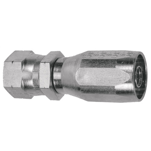 13/32 x 1/2" Pulsar 3500 Series Reusable Hose End - Female 45° SAE Swivel  3504-08-08