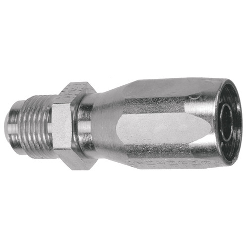 3/16 x 1/4" Pulsar 3500 Series Reusable Hose End - Male 45° SAE  3514-04-04