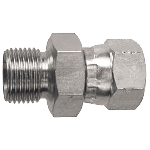 1/2 x 5/8" Steel Male BSPP - Female JIC Connector   36005-08-10