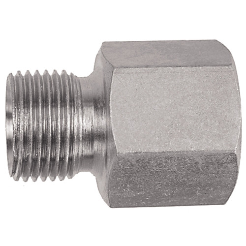 3/4 x 3/8" Steel Male BSPP - Female NPT    36008-12-06