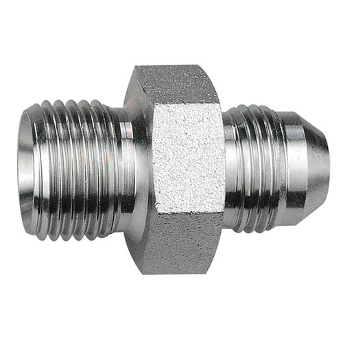 1/4 x 1/4" Steel Male BSPP - Male JIC Connector   36015-04-04