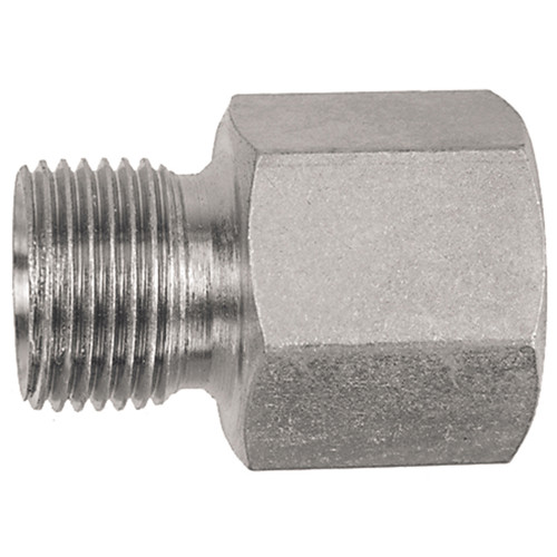 1/2 x 1/2" Steel Male BSPP - Female BSPP    36028-08-08
