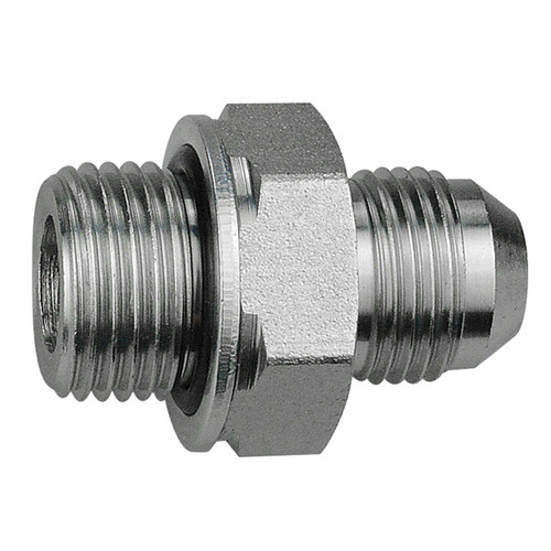 1/2 x 3/8" Steel Male BSPP Port - Male JIC Connector   37015-08-06