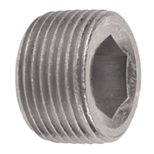 1/4" Steel Hex BSPT Plug   38000H-04