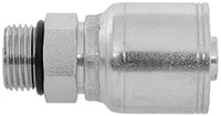 3/8 x 9/16"-18 Pulsar 4200 Series Hose Crimp - Male ORB  4211-06-06