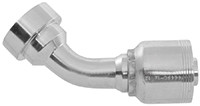 1-1/4 x 1-1/4" (2.13" Flange) Pulsar 4400 Series Hose Crimp - CAT® Style Flange 45° Elbow  4449C-20-20