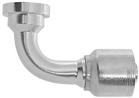 3/4 x 3/4" (1.63" Flange) Pulsar 4400 Series Hose Crimp - Code 62 Flange 90° Elbow  4499H-12-12