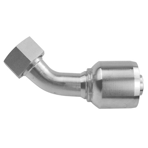 1-1/4 x 1-11/16"-12 Pulsar 4600 Series Hose Crimp - Female ORFS Swivel 45° Elbow  46483-20-20
