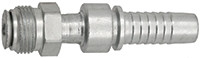 1/4 x 7/16"-24 Pulsar 5000 Series Hose Barb - Male 45° Inverted Flare  5012-04-04