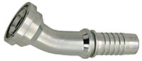3/4 x 3/4" (1.50" Flange) Pulsar 5000 Series Hose Barb - Code 61 Flange 30° Elbow  5039-12-12