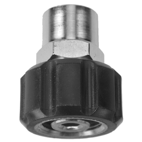 22mm-1.5 x 1/4" Steel Pressure Wash Female Swivel - Female NPT  64008-22-04
