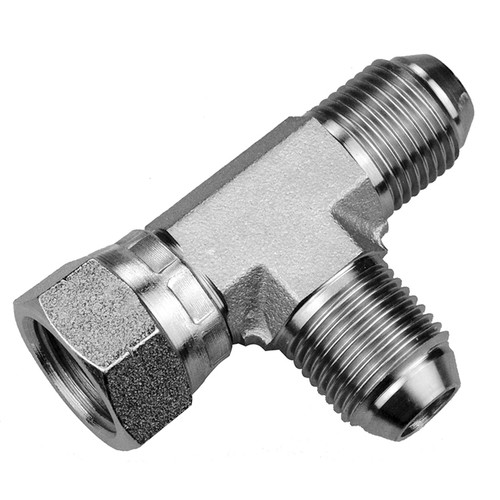 1/2 x 1/2 x 1/2" Female JIS 30° - Male JIS 30° - Male JIS 30° Tee   69T7979-08-08