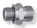 M14-1.5 x 11/16"-16 Steel Male Metric Port - Male ORFS   72093-14-06